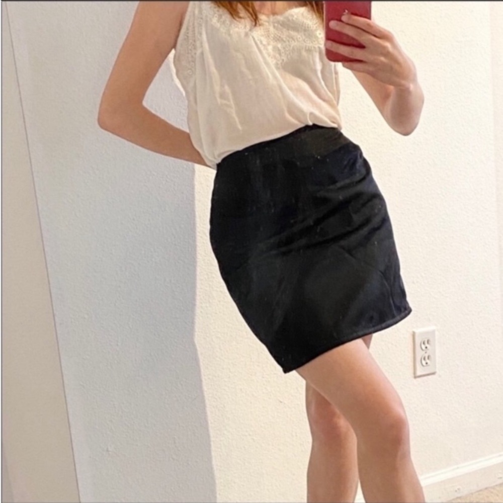 Dolce & Gabbana Black Nylon Mini Skirt 6